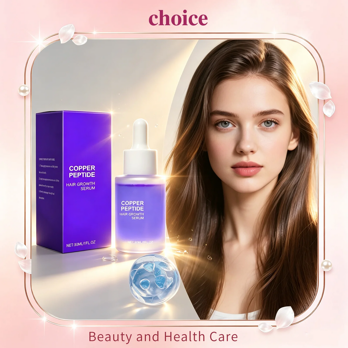 Copper Peptide Hair Growth Serum – Strengthen & Nourish 30ml Hair Growth Serum Qst Default Title