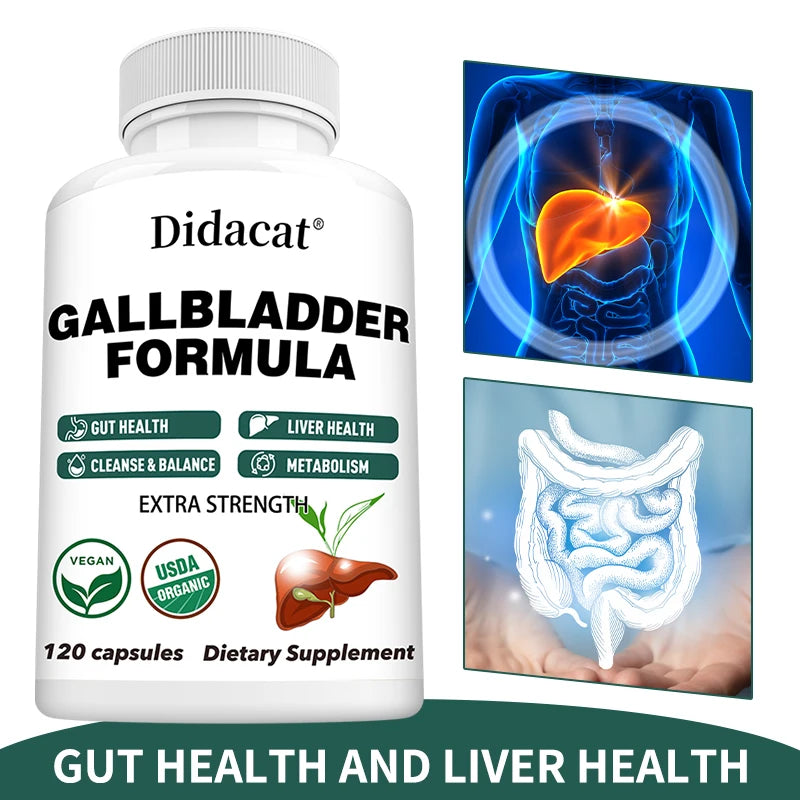 Ox Bile Extract & Digestive Enzymes Capsules | Non-GMO Digestive Supplement Qst