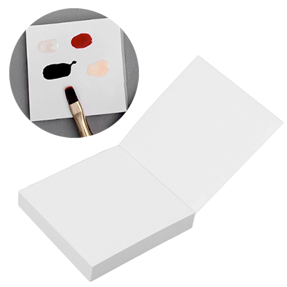 Disposable Nail Art Mixing Palette Paper for Gel Polish Nail Art Palette Qme