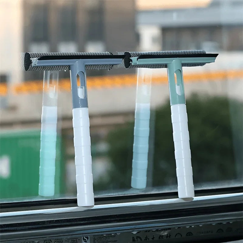 Multidirectional Spray Window Squeegee & Wiper – 3-in-1 Window Squeegee Wiper Qme