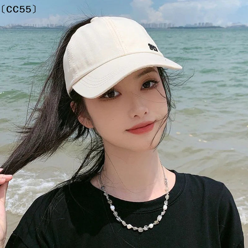 Women's High Ponytail Baseball Cap – Sports Sun Hat Sports Baseball Cap Qst