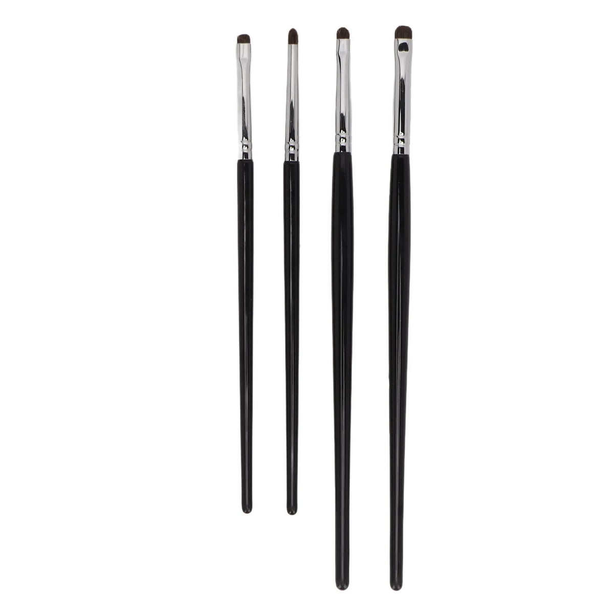 TOPINCN 4-Piece Eye Makeup Brush Set – Soft Wool Fiber Eye Makeup Brush Set Qme as pic