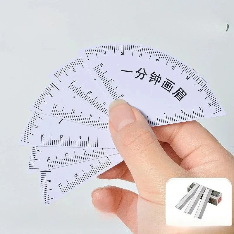 Eyebrow Shaping Stencil Kit with 10 Razor Blades | Instant Brow Eyebrow Shaping Kit Qme
