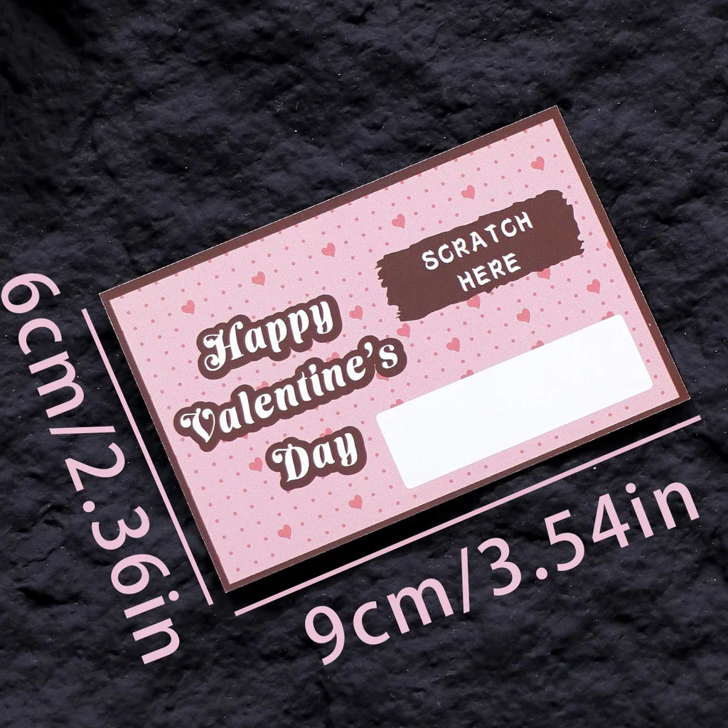 Scratch-Off Love Coupons Cards for Couples – Valentine's & Anniversary Scratch-Off Couple Cards Qme