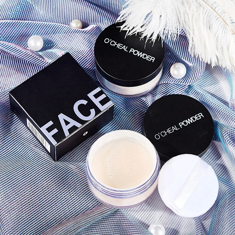 Qme Lightweight Loose Setting Powder – Waterproof & Long-Lasting Loose Setting Powder Qme