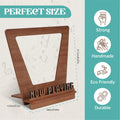 Bamboo Vinyl Record Holder Stand | Minimalist Wood Album Rack Vinyl Record Stand Qme Default Title