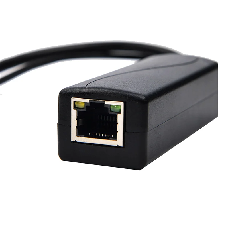 PoE Splitter 100M 12V 1A IEEE 802.3af 1.5KV Isolation PoE Splitter Qme