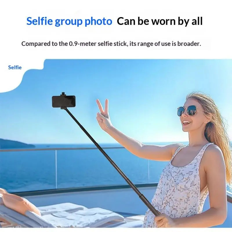 Invisible Selfie Stick Foldable Tripod – Bullet Time Bundle Selfie Stick Tripod Qme