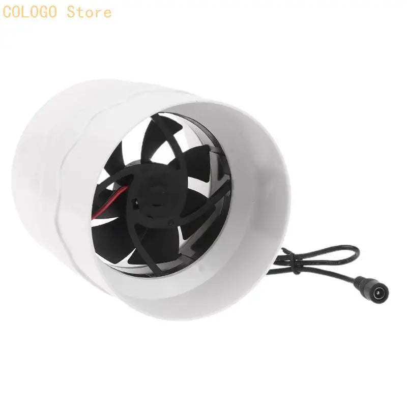 Exhaust Inline Fan – Low Noise Bathroom, Kitchen & Grow Room Exhaust Inline Fan Qme