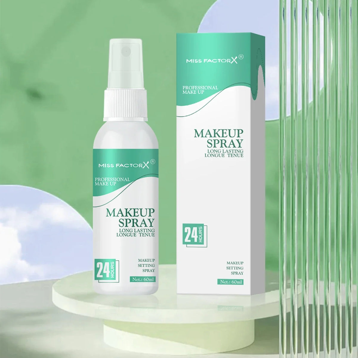 Qme Waterproof Makeup Setting Spray – Long-Lasting Anti-Smudge Makeup Setting Spray Qme