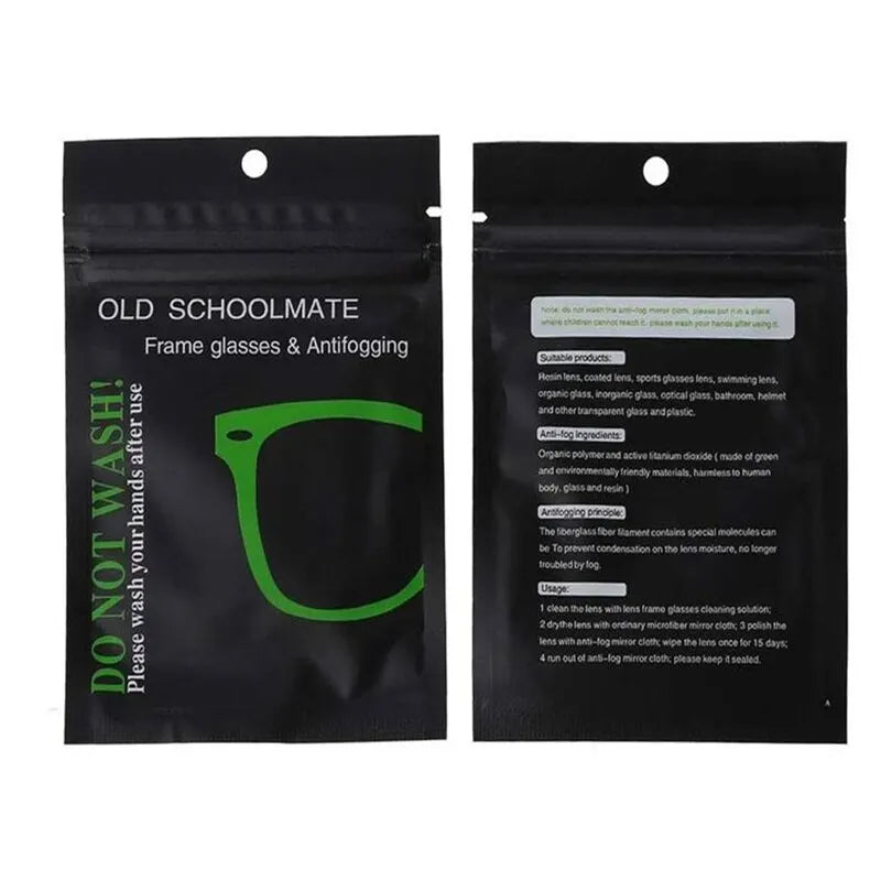 Anti-Fog Microfiber Glasses Cleaning Cloth | Qme Lens Cleaning Cloth Qme 2 Piece