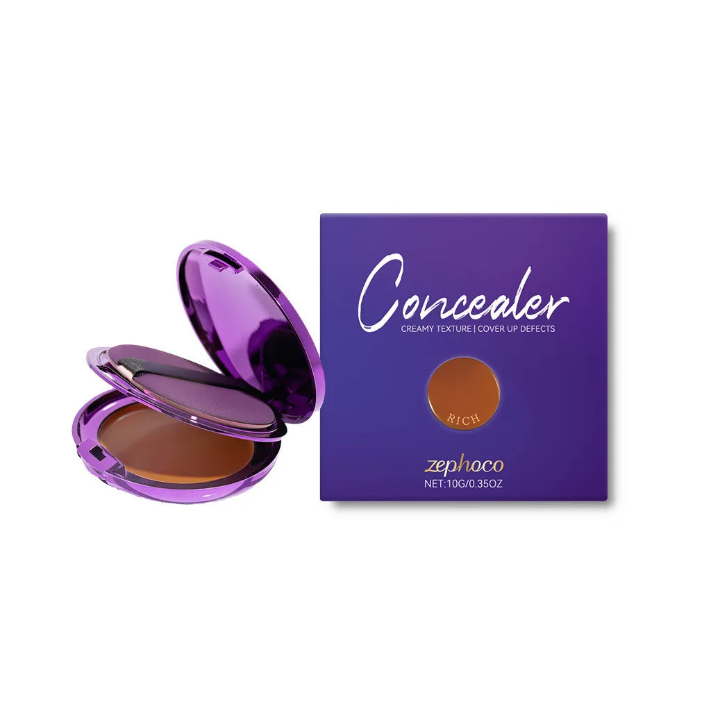 Natural Shade Concealer Palette – Buildable Long-Wearing Coverage Concealer Palette Qst Deep Skin Tone