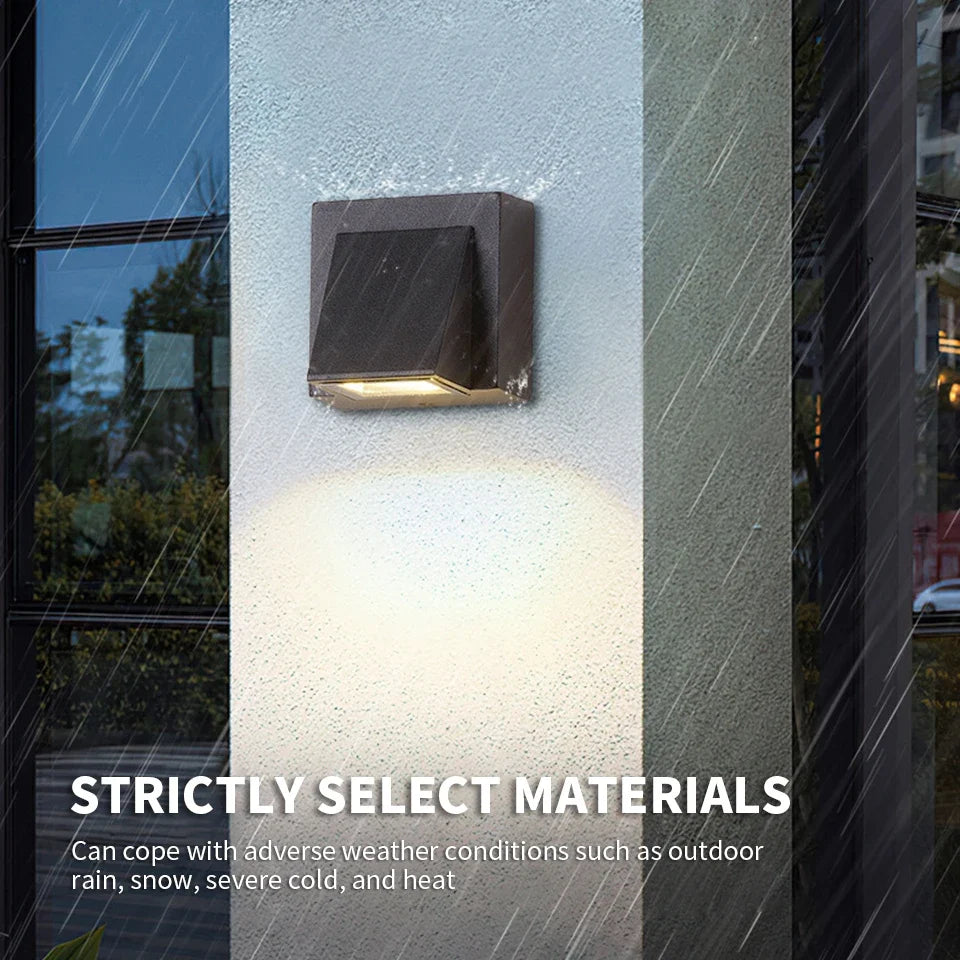 IP65 Waterproof Outdoor LED Wall Lamp – Aluminium Garden Sconce Outdoor Wall Sconce Qme