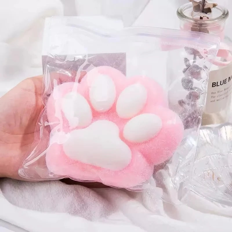 Squishy Cat Paw Fidget Toy – Slow Rebound Squeeze Gift Fidget Squeeze Toy Qst B