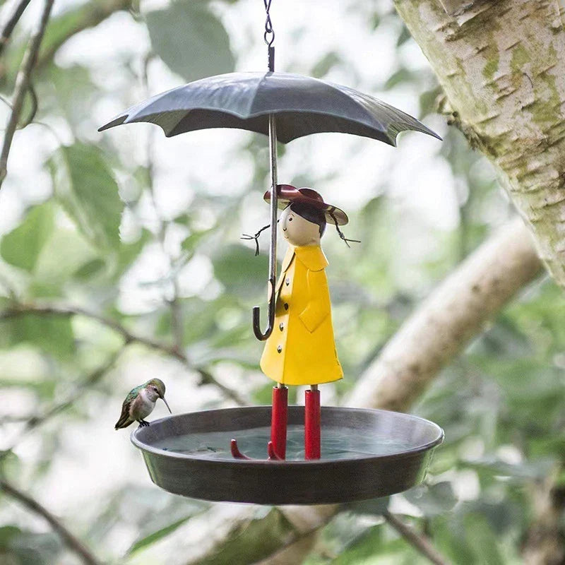 Umbrella Hummingbird Feeder Tray | Hanging Outdoor Bird Feeder Hummingbird Feeder Qme