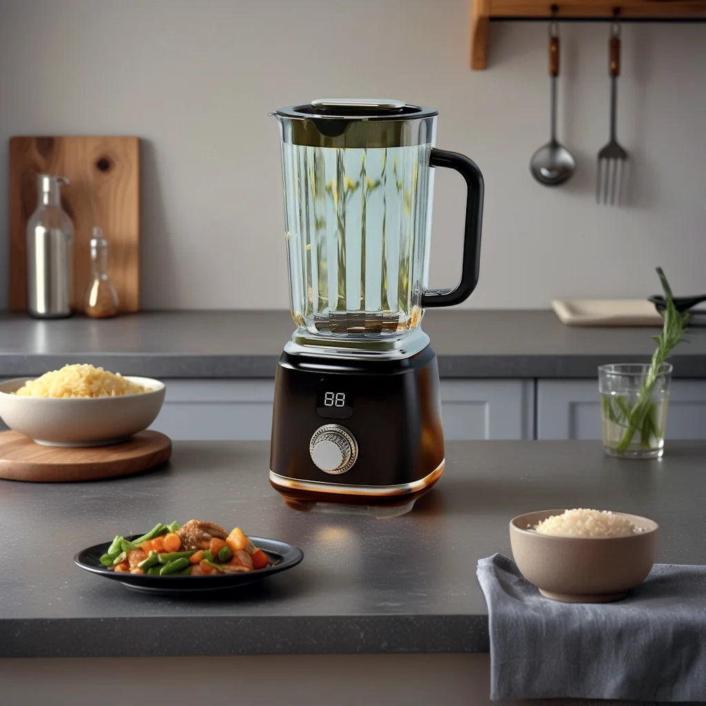 Portable Automatic Juice Extractor – Stainless Steel Blender Juice Extractor Qst