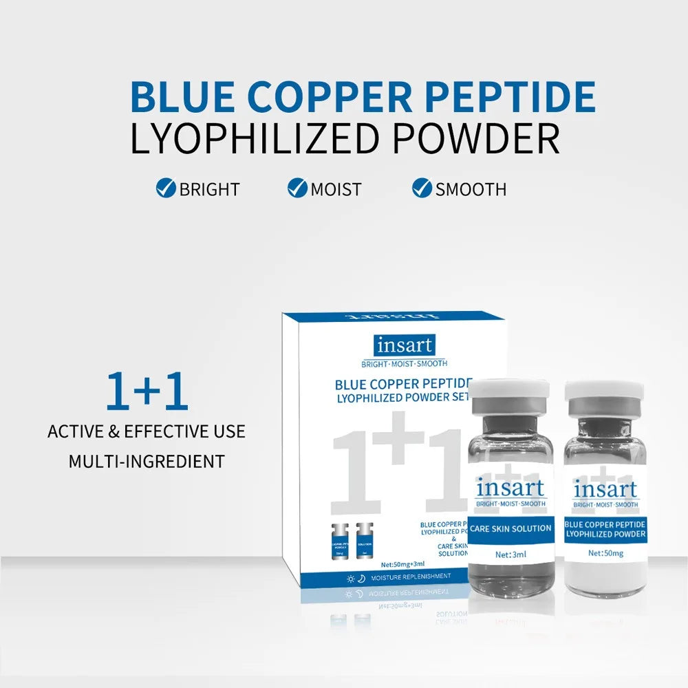 Collagen Blue Copper Peptide Lyophilized Face Serum – VC Face Serum Qst