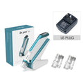 Dr. Pen H6 Hydra Microneedling Pen – Auto Infusion & LED Microneedling Pen Qst Blue pen US plug