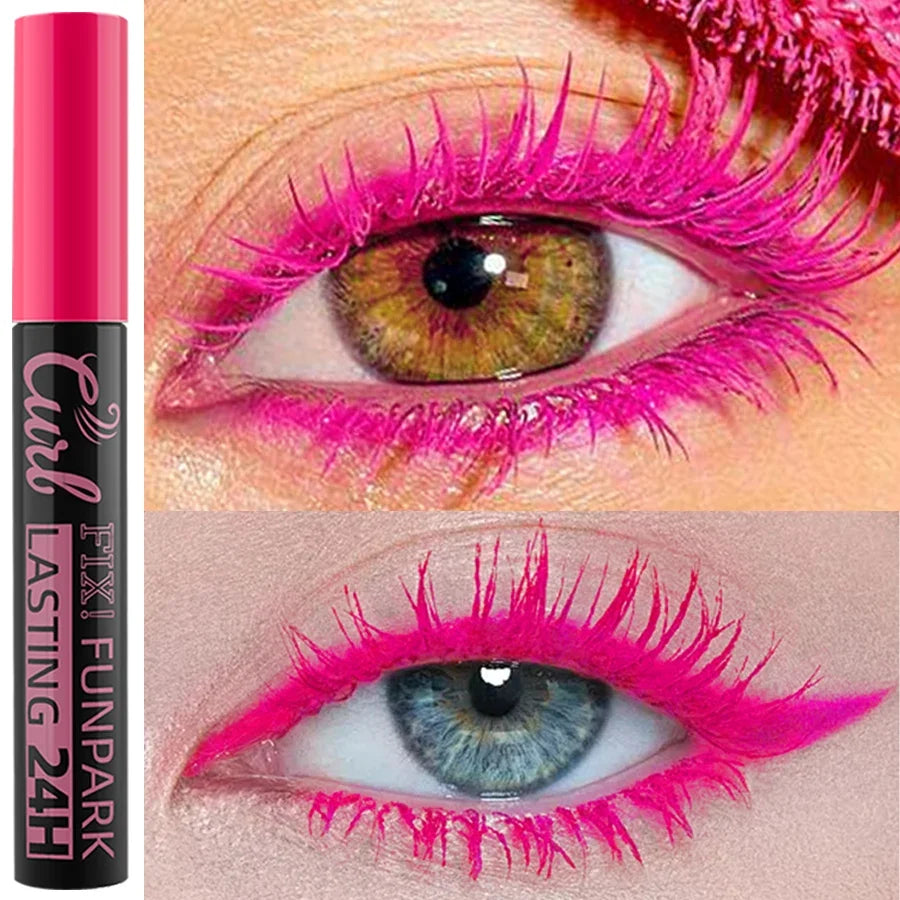 Waterproof Curling Mascara – Thick & Long-Lasting | 9 Colors Waterproof Mascara Qme
