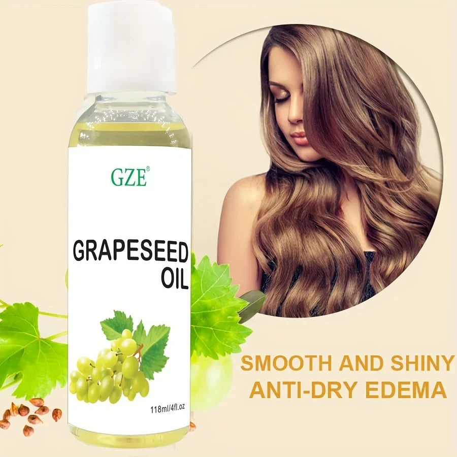 GZE Grapeseed Oil Moisturizer – Vegan, Silky, All Skin Types Grapeseed Oil Moisturizer Qme