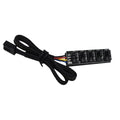 1-to-5 4-Pin PWM CPU Fan Braided Cable Hub Splitter | Qme Fan Cable Splitter Qme Section B