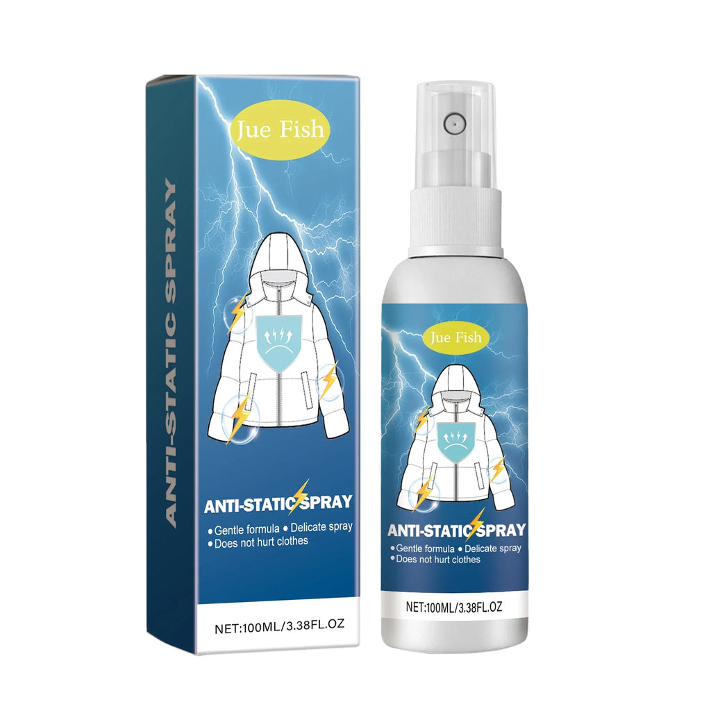Anti-Static Fabric Spray – Smooth, Cling-Free Clothes | Qme Anti-Static Fabric Spray Qme 100ml Boxed