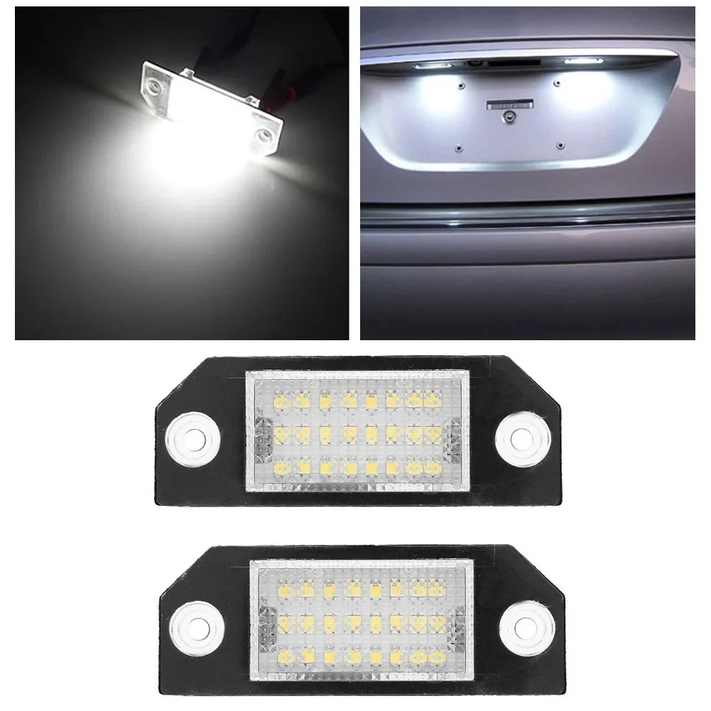 24 LED License Plate Light for Ford C-MAX & Focus MK2 License Plate Light Qme