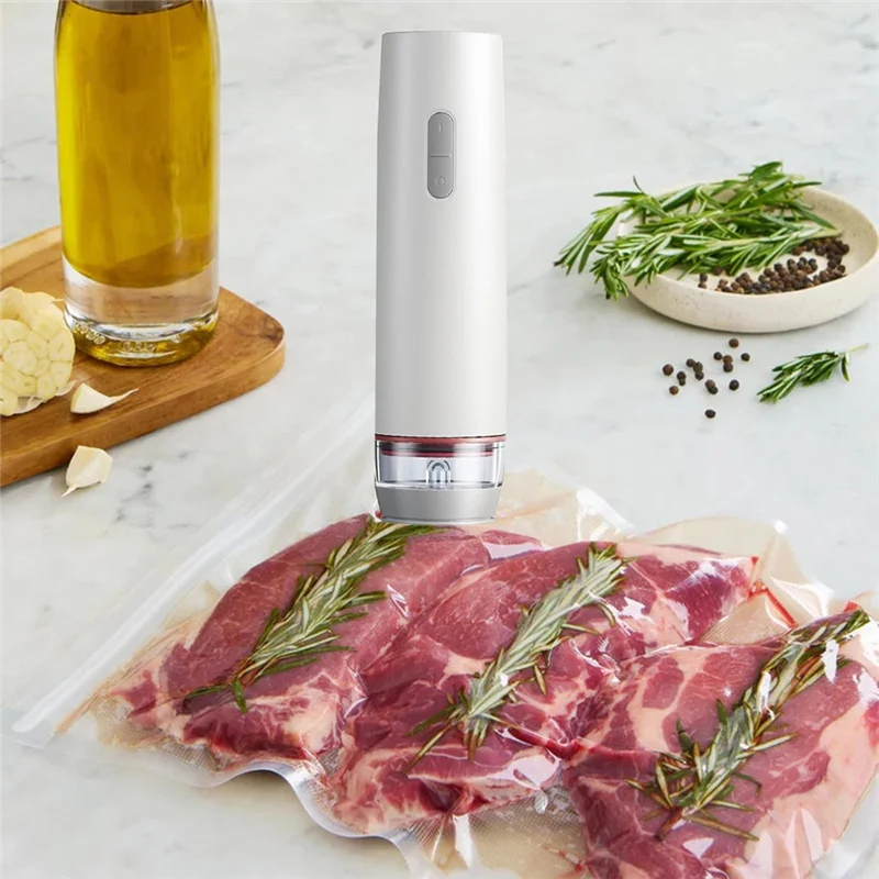 MiLESEEY B15C Compact Vacuum Sealer + 30 BPA-Free Bags Vacuum Food Sealer Qst