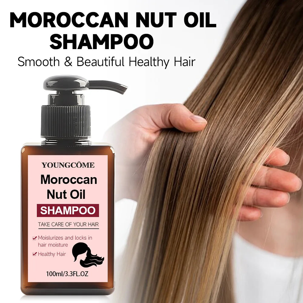 Moroccan Nut Hair Shampoo – Deep Conditioning Treatment 100ml Hair Shampoo Qst