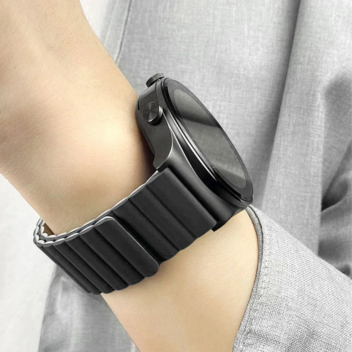 26mm Silicone Band for Garmin Fenix 7 6 5 Epix – Magnetic Loop Silicone Watch Band Qme