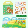 Reusable Vehicles Sticker Book – Kids Educational Activity Kids Activity Book Qme Animal
