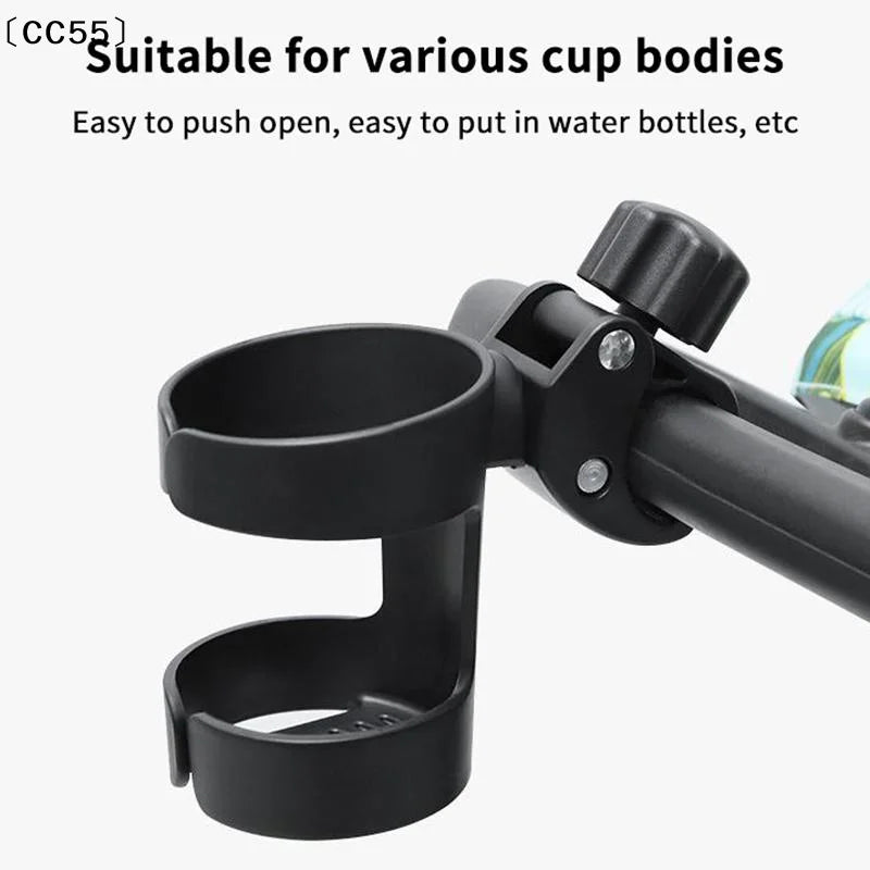 Adjustable Cup Holder for Stroller, Bike & Wheelchair Cup Holder Accessory Qst