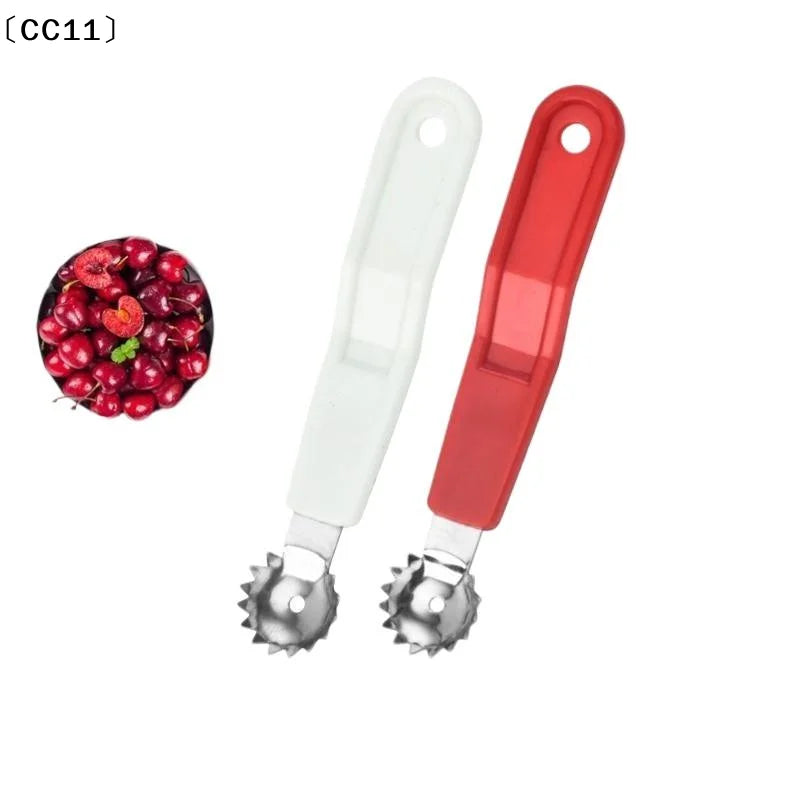 Cherry Pitter Tool – Stainless Steel Head & Non-Slip Handle Cherry Pitter Tool Qme