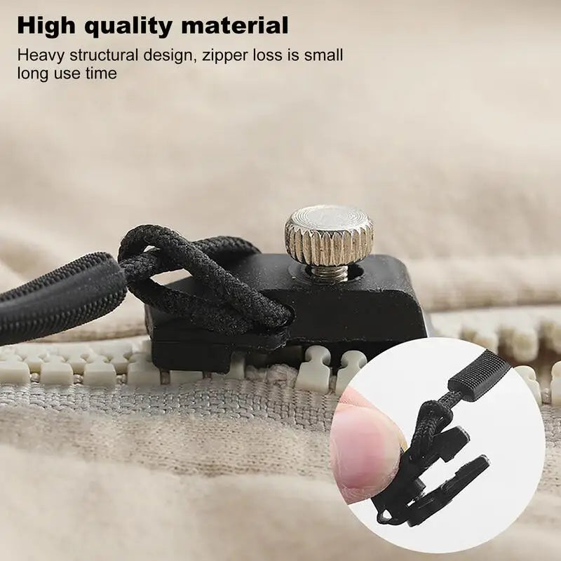 Zipper Slider Repair Kit – Detachable Replacement Pull S/M/L Zipper Repair Kit Qme