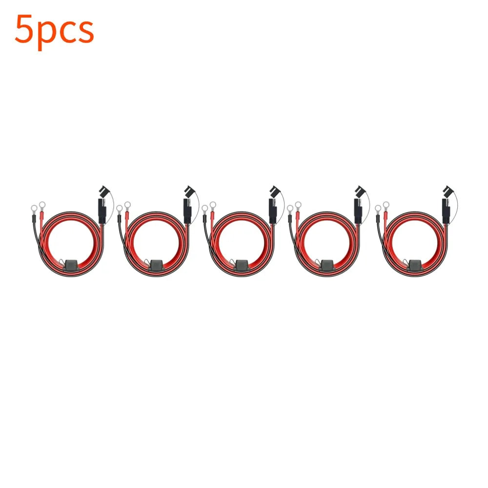 SAE Quick Disconnect Motorcycle Battery Charger Cable 10A Battery Charger Cable Qme 5pcs