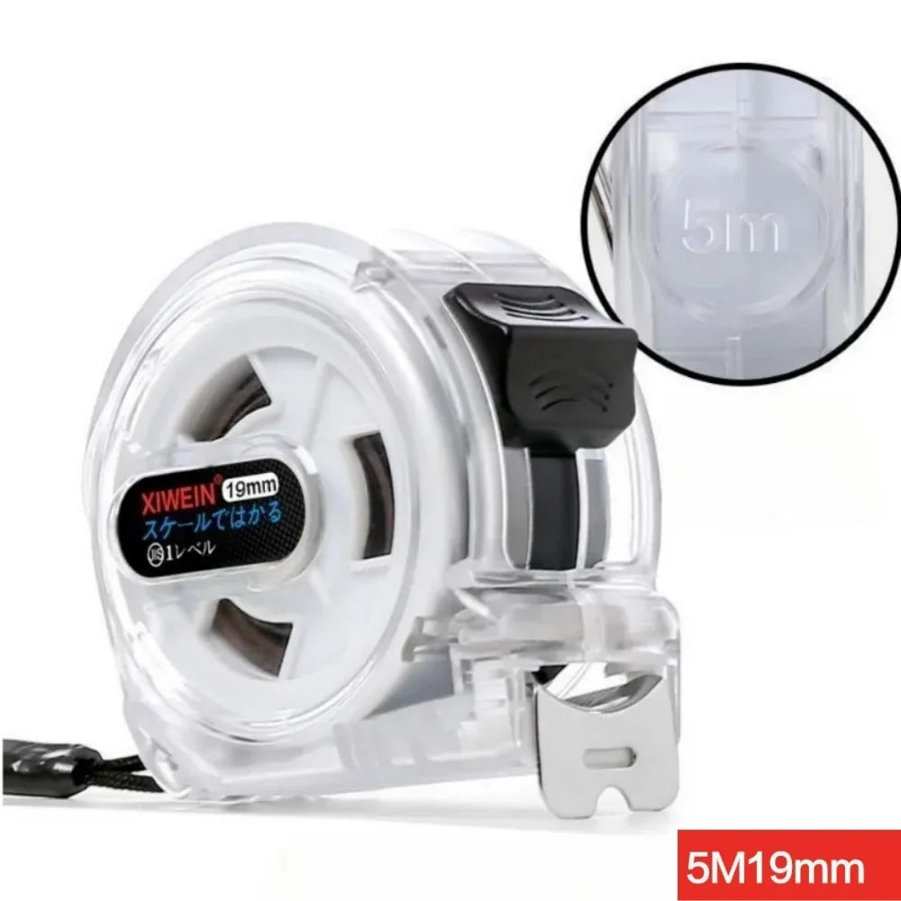 Steel Tape Measure 3–10M | High-Precision Retractable Tool Steel Tape Measure Qme 5M19MM