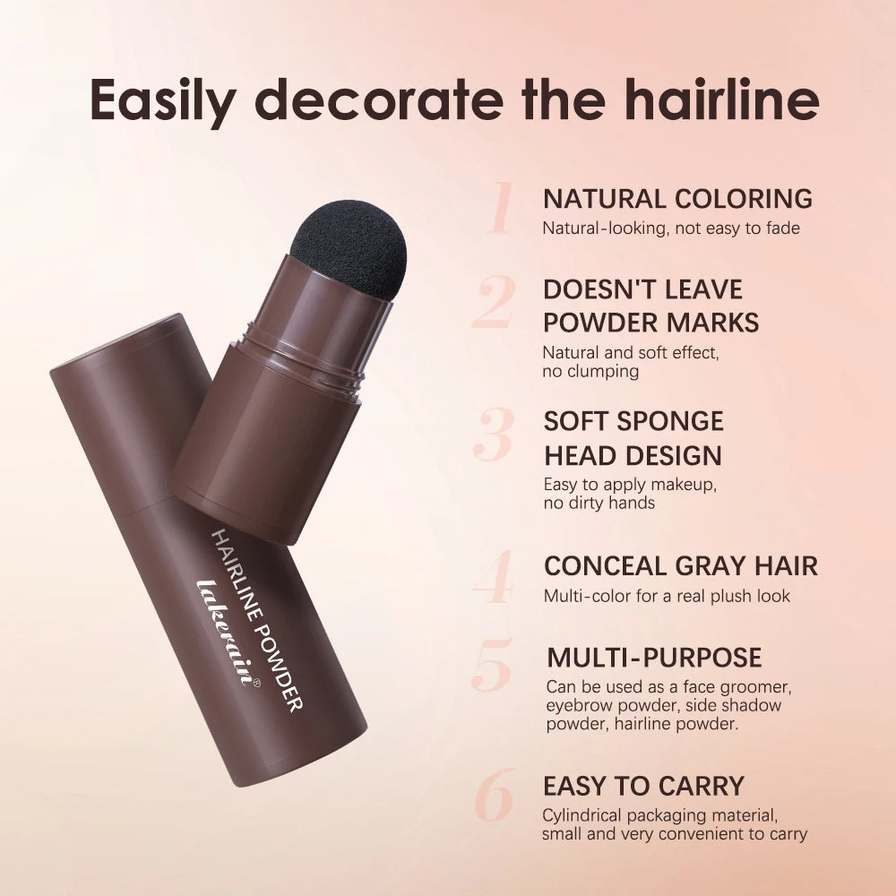 Waterproof Hairline Shadow Powder – Root & Brow Cover Stick Hairline Cover Powder Qst
