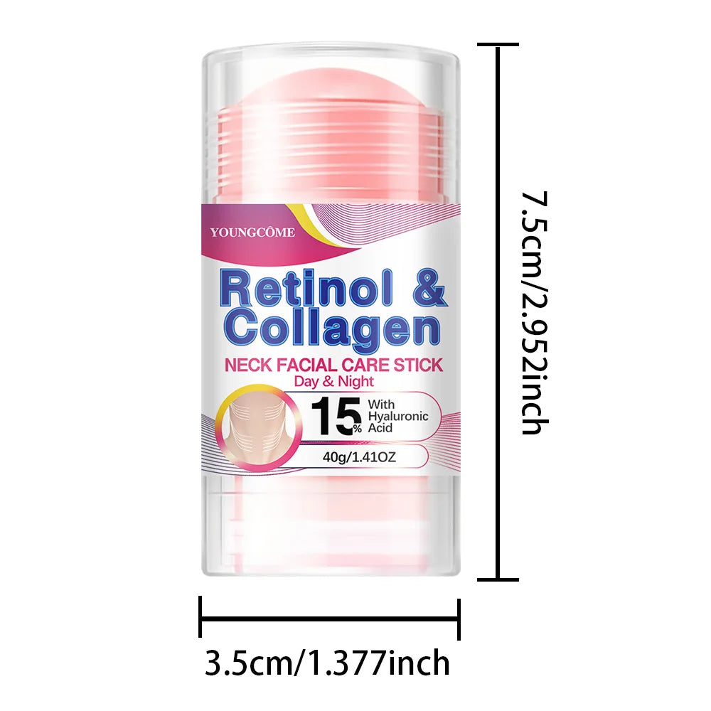 YOUNGCOME Retinol Collagen Neck & Face Moisturizing Stick Neck & Face Cream Qst 1pcs