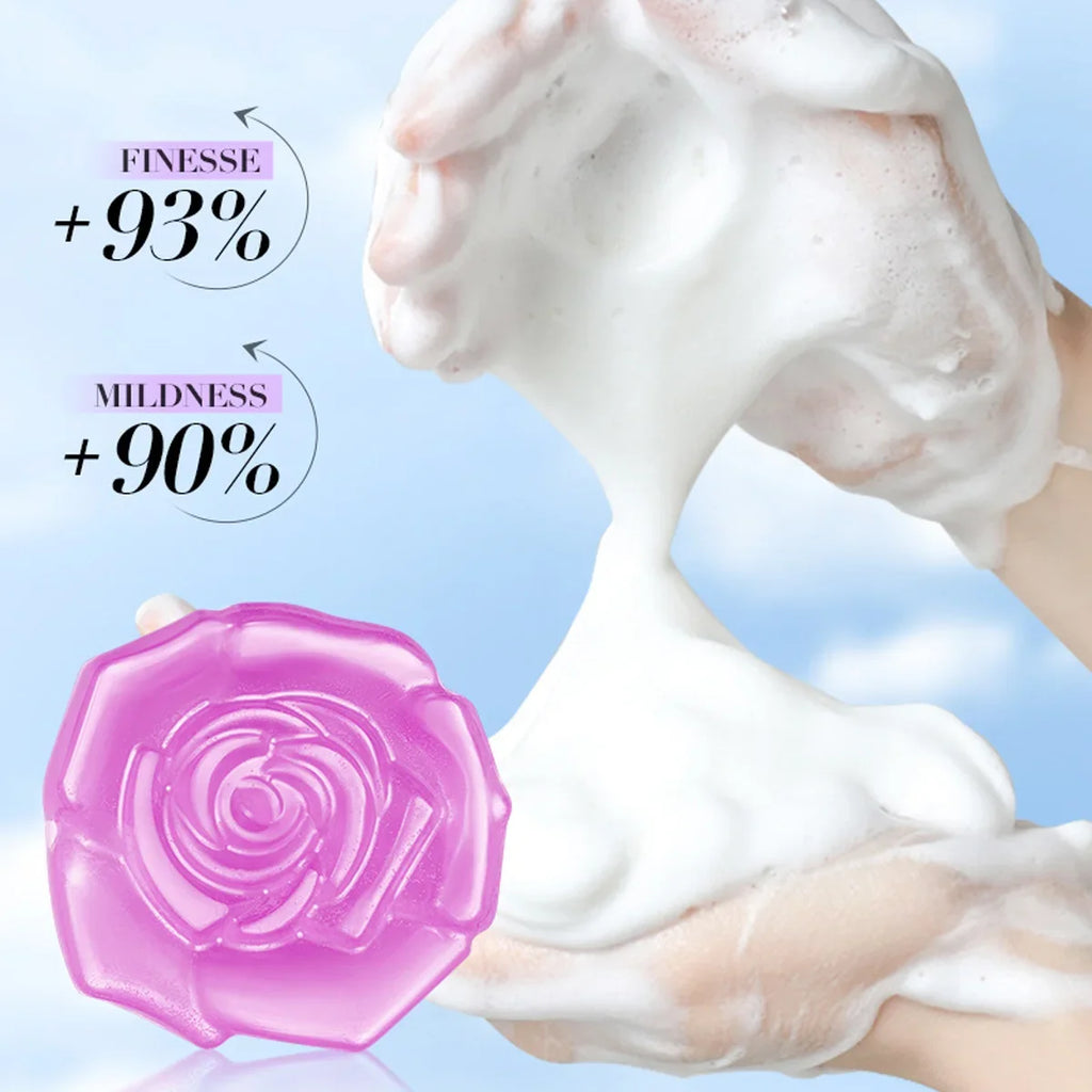 Lavender Essential Oil Handmade Facial Cleansing Soap Handmade Bar Soap Qme