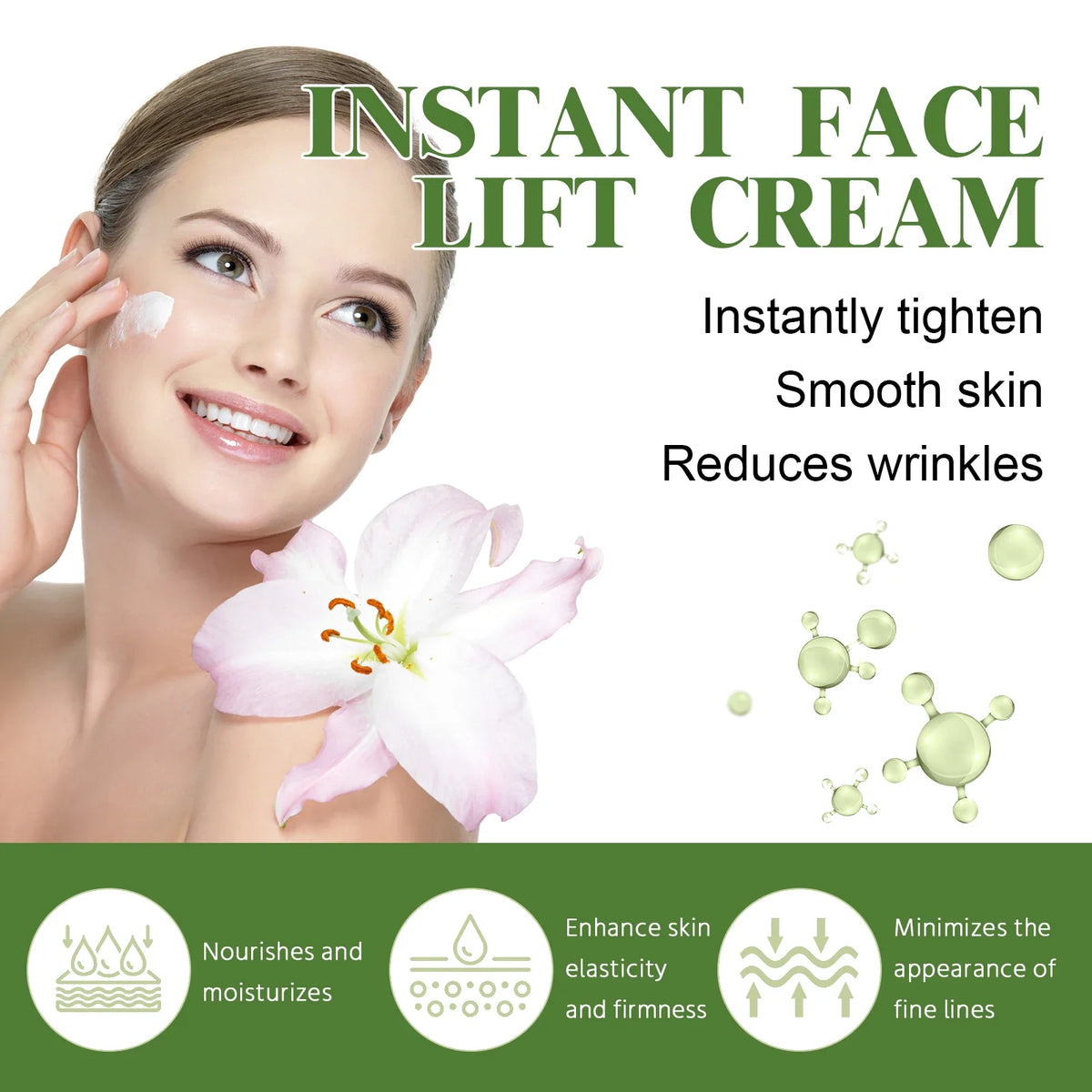 Hyaluronic Acid Face Cream – Hydrating, Plumping & Firming Face Moisturizer Cream Qme