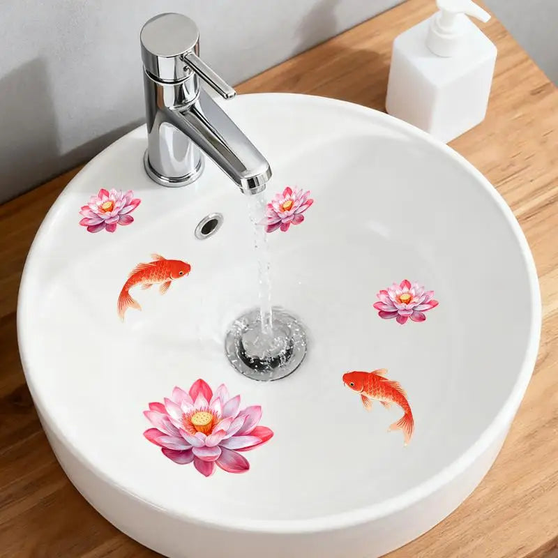 Luminous Koi Fish Removable Wall Decal – Feng Shui Sticker Removable Wall Decal Qme