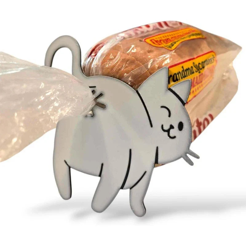 3D Cat Butt Bread Bag Clip – Novelty Snack Sealing Gadget Novelty Bag Clip Qme