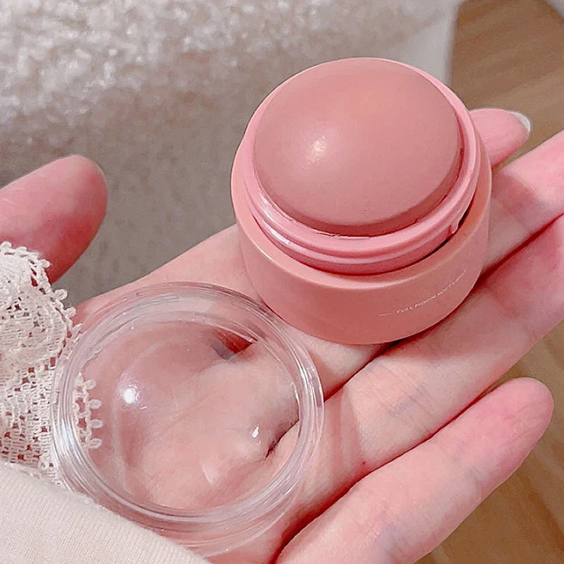 6-Color Waterproof Cream Blush – Long-Lasting Multi-Use Makeup Cream Blush Qme