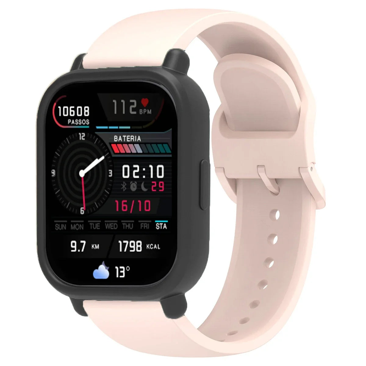 Silicone Strap & Case for Redmi Watch 5 Lite & Active – 37 Colors Smartwatch Strap Qme