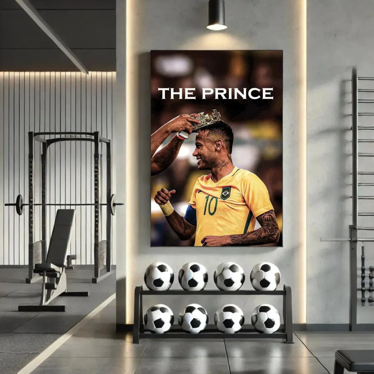 Football Canvas Wall Art – Motivational Quotes Gym & Office Canvas Wall Art Qst