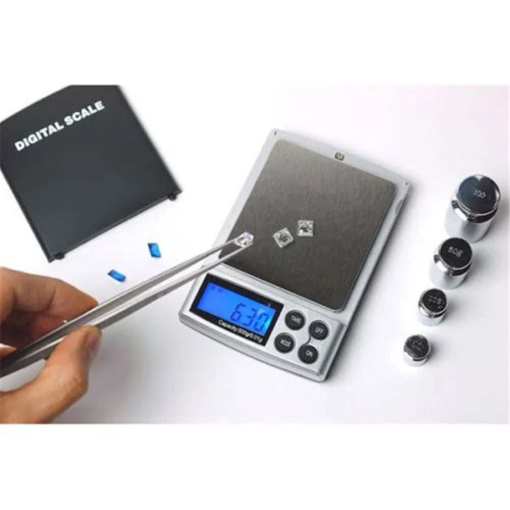 500g x 0.01g Precision Digital Jewelry & Kitchen Scale Digital Precision Scale Qme