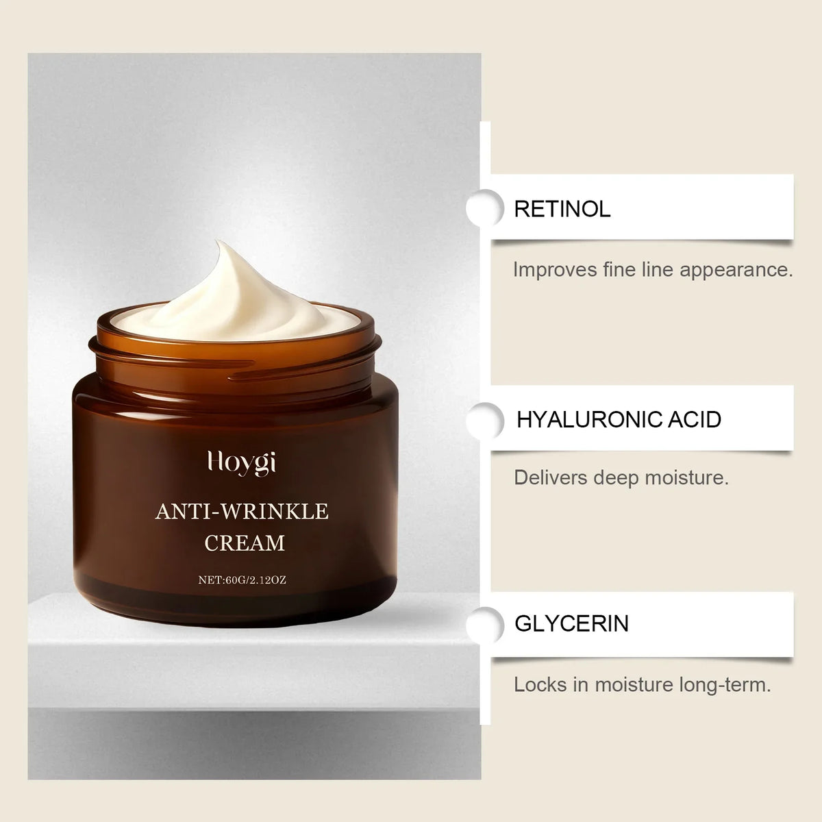 Retinol Eye Balm Serum Cream – Firming & Moisturizing Skincare Retinol Eye Cream Qme