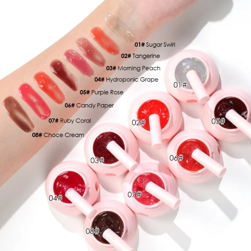 Qme Moisturizing Solid Lip Jelly Tinted Cheek Balm – 8 Shades Tinted Lip Balm Qme