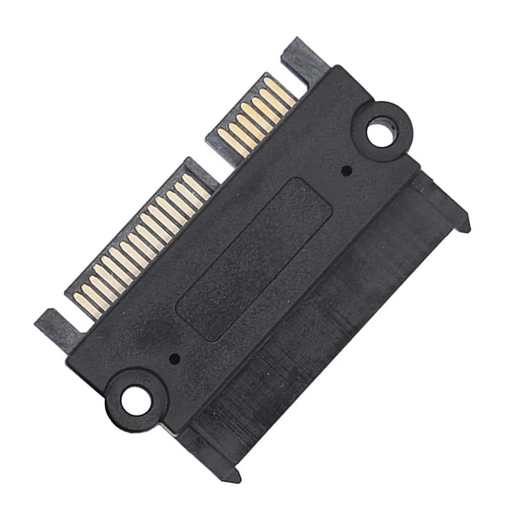 SATA 22-Pin Male to Female Power & Data Adapter – 10 Pack SATA Adapter Converter Qme