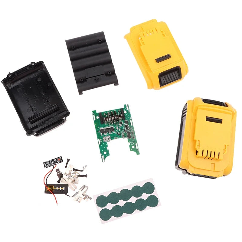 18V 21V Lithium Battery Case & Circuit Board Type-C DCB200 Battery Rebuild Kit Qme